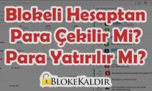Blokeli Hesaptan Para Çekilir mi