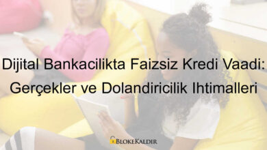 On Dijital Bankacılık, faizsiz kredi vaadi, dolandırıcılık,bloke kaldırma