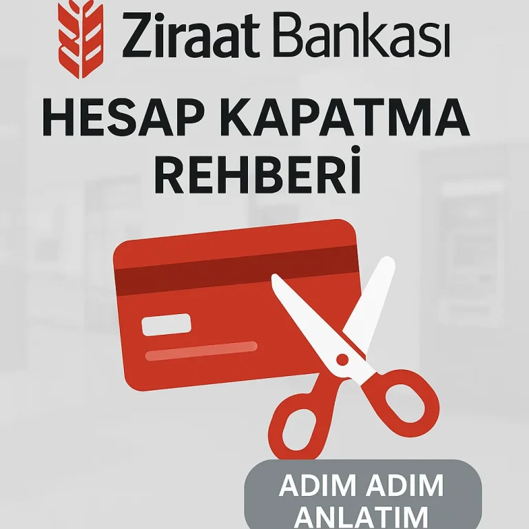 Ziraat Bankası Hesap Kapatma Süreci: Adım Adım Rehber