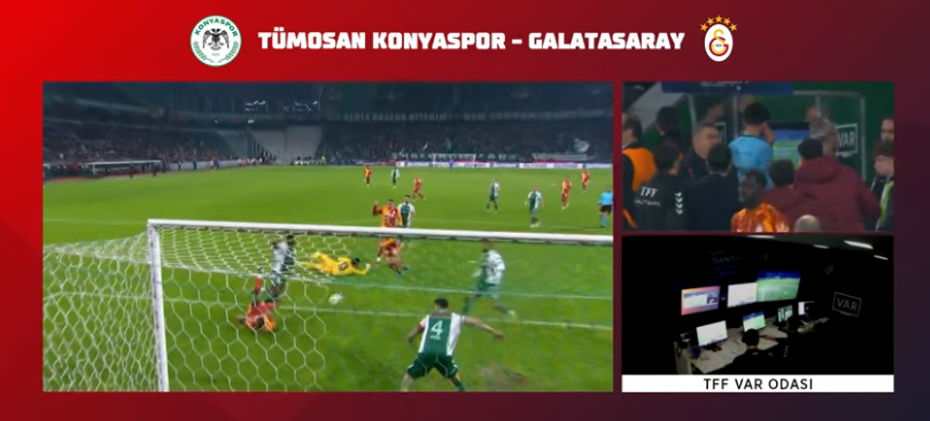 Konyaspor-Galatasaray Maçında Leroy Sane’nin İptal Edilen Golünün Perde Arkası!