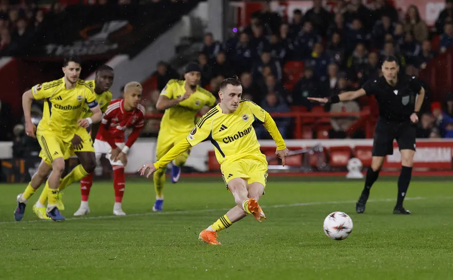 Fenerbahçe’nin Avrupa Macerası Son Buldu: Nottingham Forest Deplasmanında Hüzün